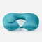 Press Inflate Travel Neck Pillow Soft U Shaped Portable Nap Pillow