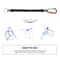 Anti Lost Fishing Lanyard Carabiner Spring Rope for Outdoor Gear