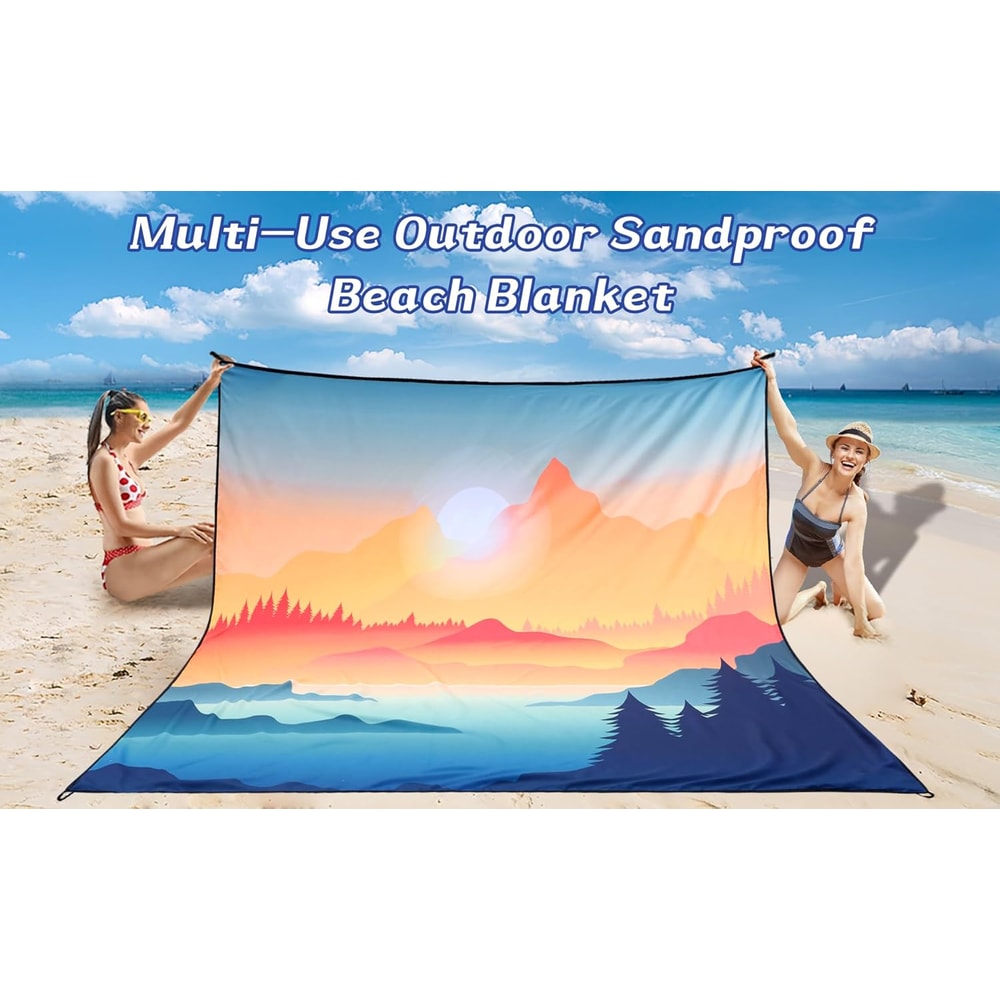 Waterproof Sandproof Beach Blanket Quick Dry Outdoor Picnic Mat