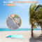 Extra Large Sandproof Waterproof Beach Blanket with Zipper Pockets