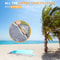 Extra Large Sandproof Waterproof Beach Blanket with Zipper Pockets