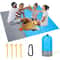 Sandproof beach blanket and Waterproof Beach Mat for Travel Picnics and Outdoor Adventures