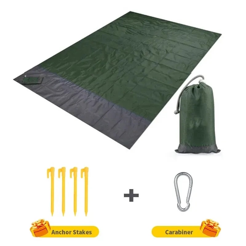 Sandproof beach blanket and Waterproof Beach Mat for Travel Picnics and Outdoor Adventures