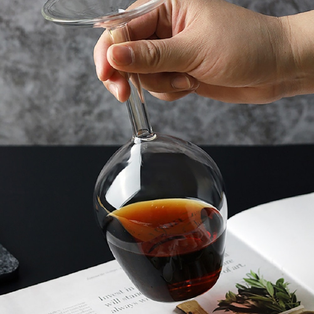 Upside Down Wine Glass For Whisky Cocktails And Home Bar Drinks 5