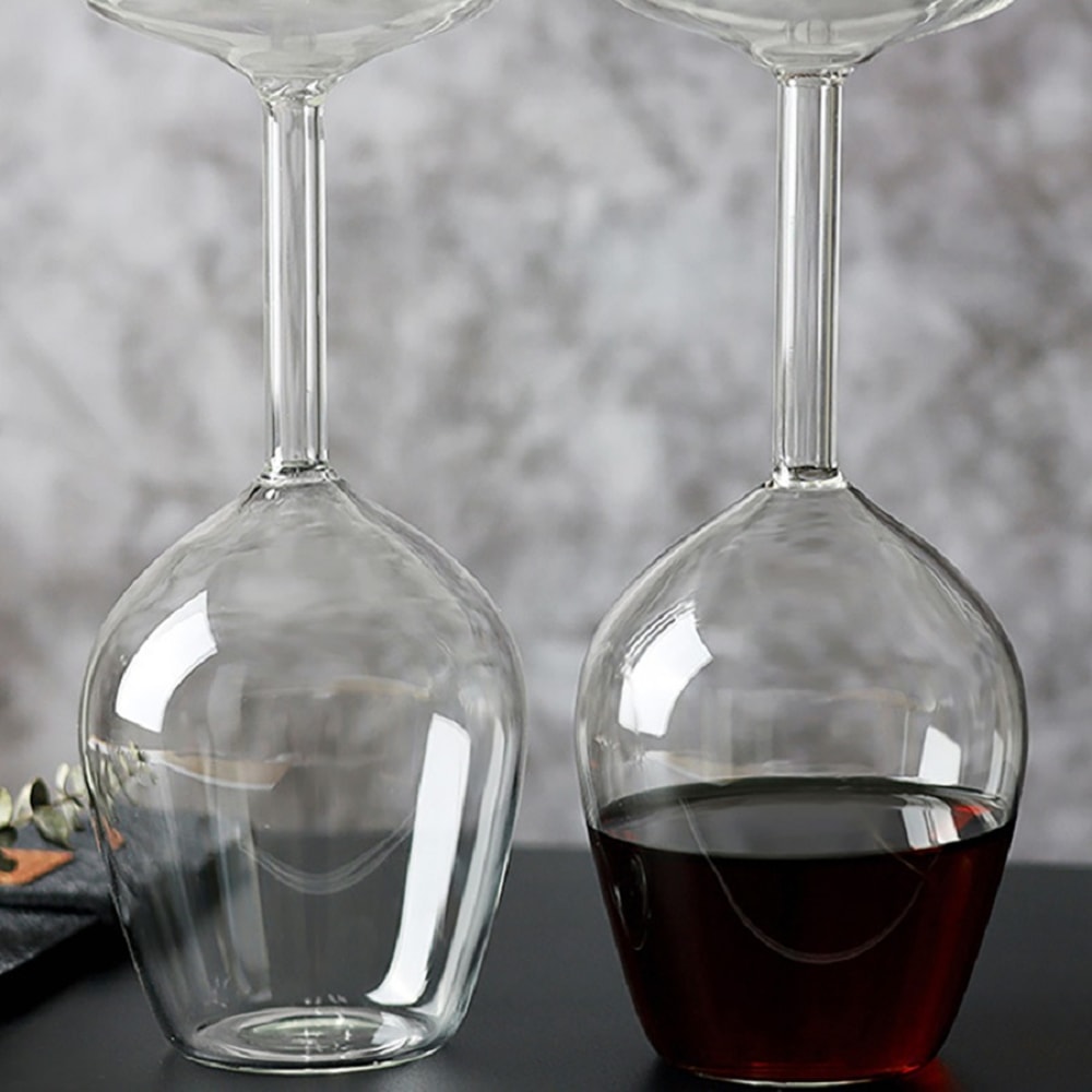 Upside Down Wine Glass For Whisky Cocktails And Home Bar Drinks 4