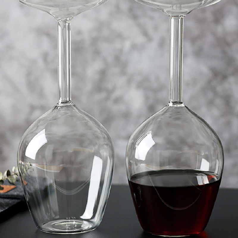 Upside Down Wine Glass For Whisky Cocktails And Home Bar Drinks 4