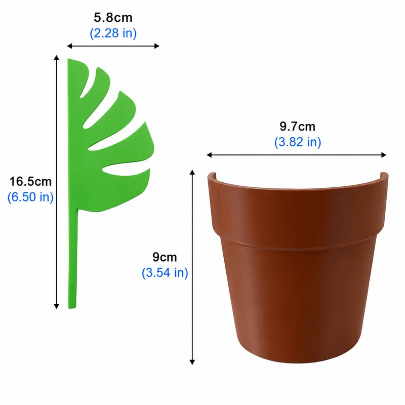 Monstera Mirror Bathroom Organizer And Jewelry Holder 5
