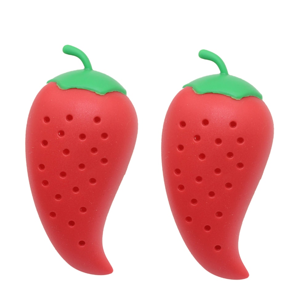 Chili Shaped Silicone Spice Infuser For Soup Stew And Tea 7