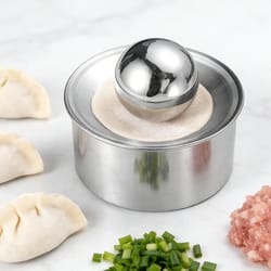 stainless steel dumpling press for dough wrappers ravioli and pastry molds