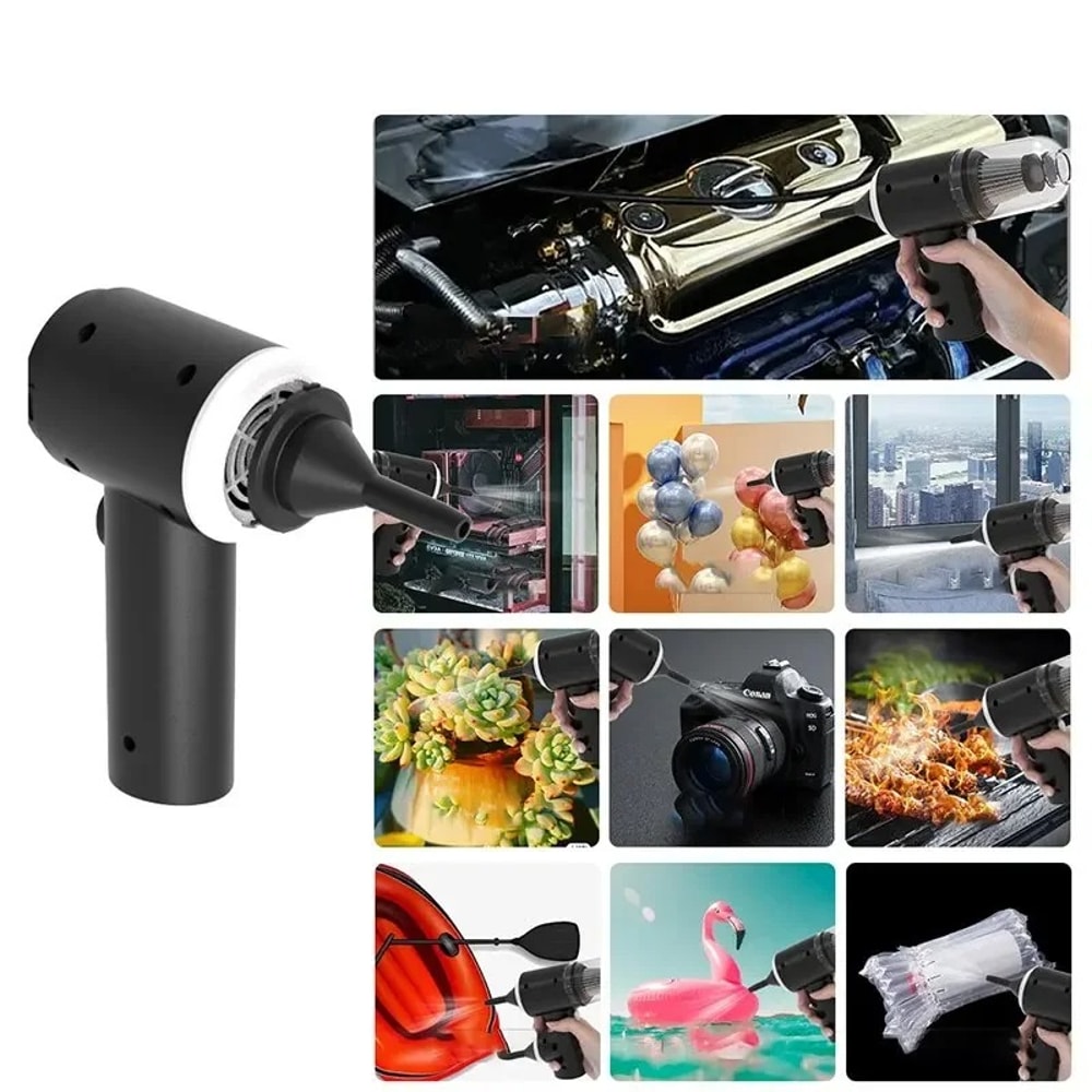 Portable USB Rechargeable Mini Wet And Dry Vacuum Cleaner 2