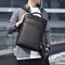 Executive PU Leather Laptop Backpack With USB Charging Port 0