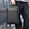 Executive PU Leather Laptop Backpack With USB Charging Port 1