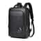 Executive PU Leather Laptop Backpack With USB Charging Port 2