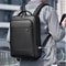 Executive PU Leather Laptop Backpack With USB Charging Port 5