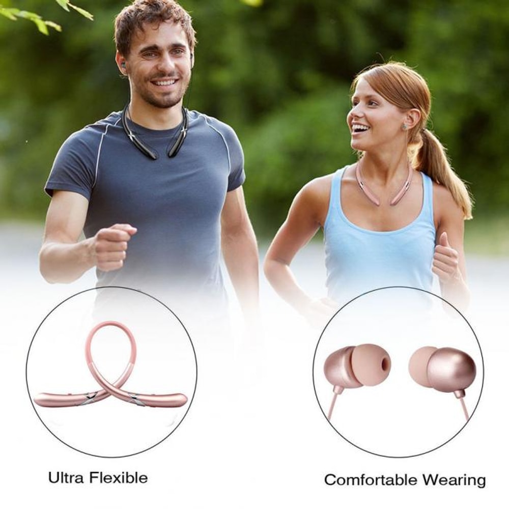 Wireless Sports Headset Bluetooth Neckband In Ear Headphones For Workouts 3