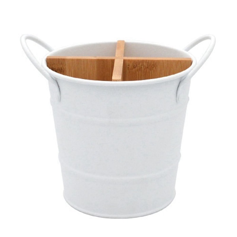 Bamboo Cutlery Organizer With Kitchen Utensil Holder Spoon Stand And Chopstick Storage 6