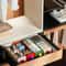 No Drill Under Desk Drawer Organizer Self Adhesive Hidden Storage Box