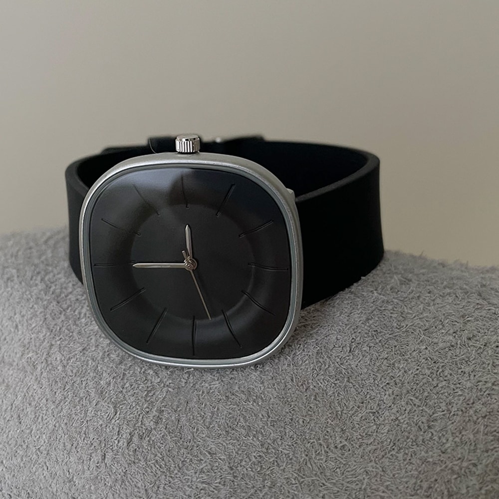 Luxury Womens Square Face Silicone Watch Waterproof Quartz Timepiece 6