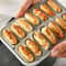 Premium Silicone Hot Dog & Sausage Maker with Lid DIY Kitchen Baking Mold