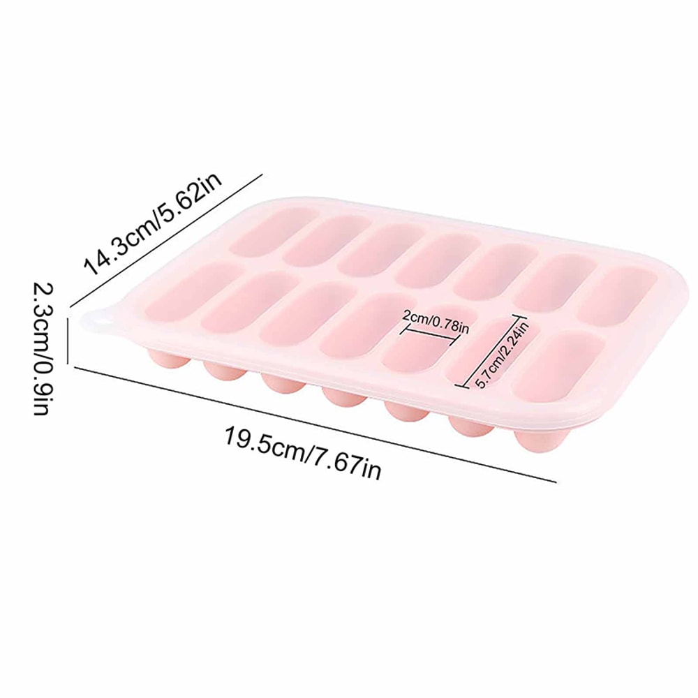 Premium Silicone Hot Dog & Sausage Maker with Lid DIY Kitchen Baking Mold