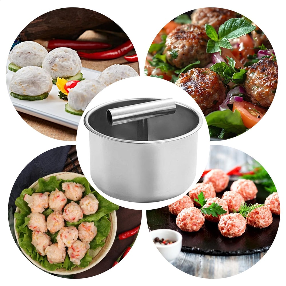 Premium Stainless Steel Meatball Maker Non Stick Multi Functional Kitchen Press 4