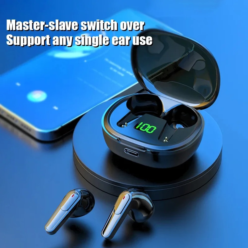 Hi Fi Stereo Wireless Bluetooth Earbuds with Noise Reduction Sports Headset
