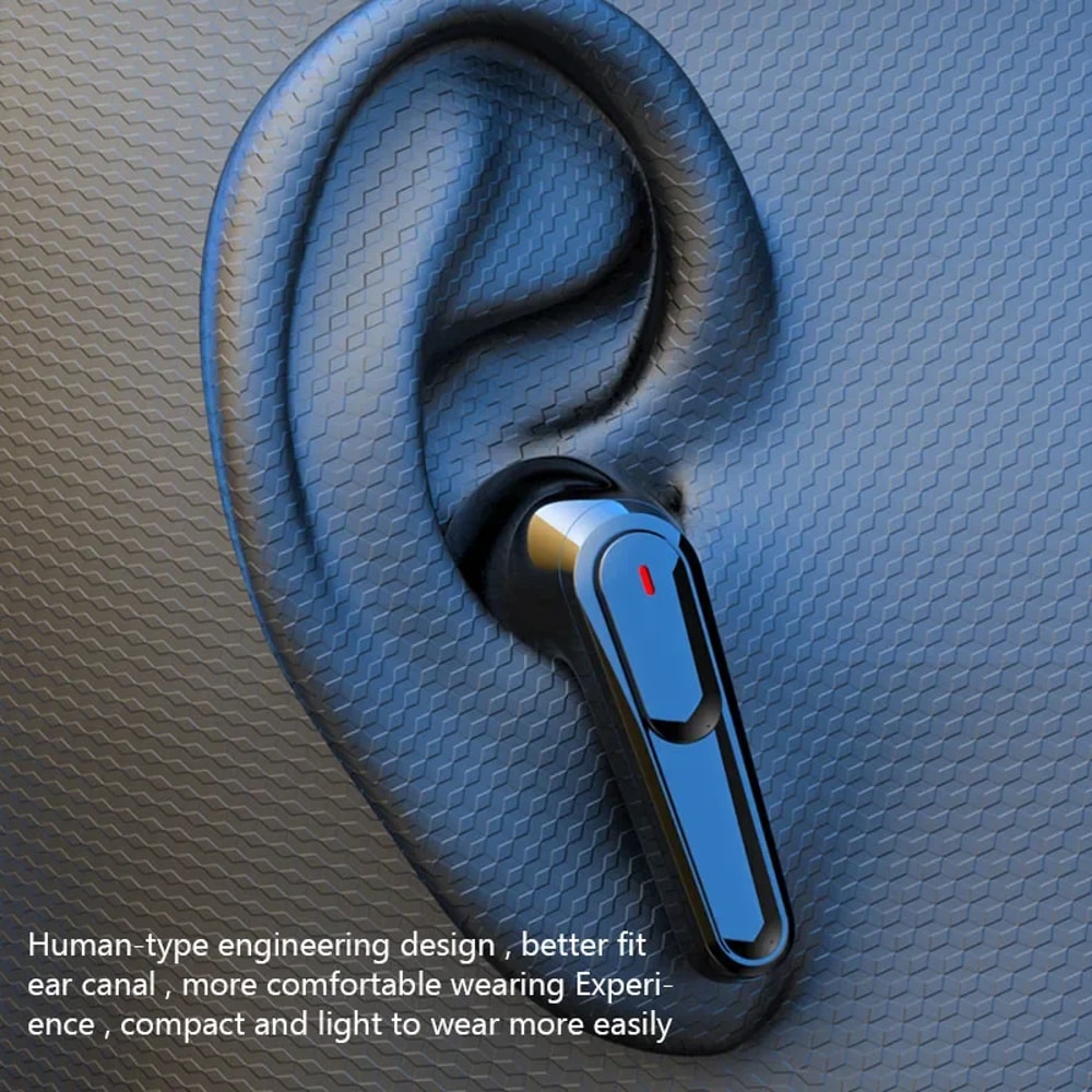 Hi Fi Stereo Wireless Bluetooth Earbuds with Noise Reduction Sports Headset