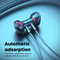 Premium Wireless Neckband Headphones with LED Display & Mic Bluetooth Gaming Headset Earbuds
