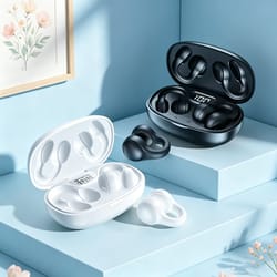 premium bluetooth wireless earbuds with noise reduction and led power display touch control