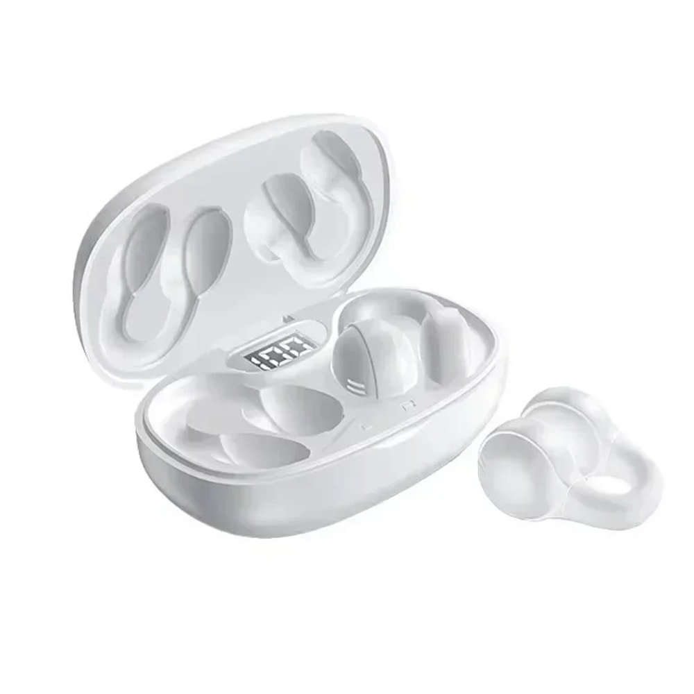Premium Bluetooth wireless earbuds with Noise Reduction and LED Power Display Touch Control