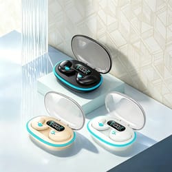 ultra clear bluetooth sleep earbuds mini wireless headphones with mic for calls & all day comfort