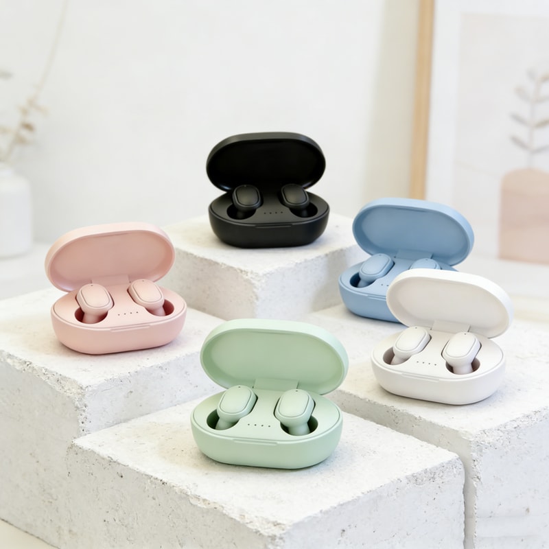 TWS Wireless Bluetooth Earbuds Mic & Noise Cancelling
