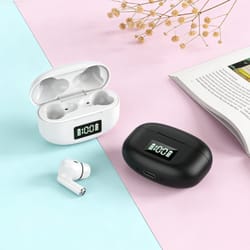 wireless tws bluetooth earbuds noise cancelling in ear headphones for sports & smartphones