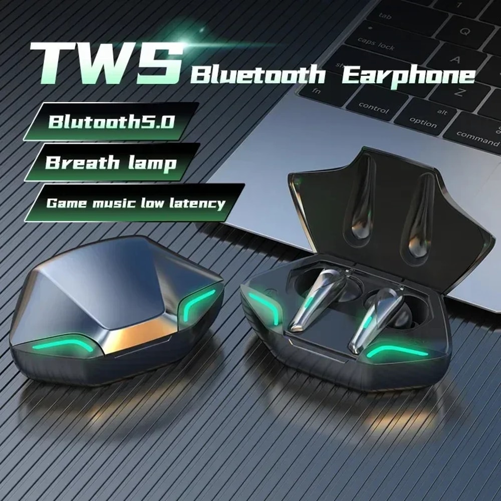 Wireless Bluetooth Earbuds TWS Stereo Earphones with Mic