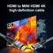 Premium Mini HDMI To HDMI Cable High Speed Bi Directional HDTV Connector 3