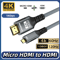 Premium Mini HDMI To HDMI Cable High Speed Bi Directional HDTV Connector 7
