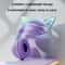 Cute Cat Ear LED Bluetooth Headphones for Kids Wireless RGB Earphones with Mic