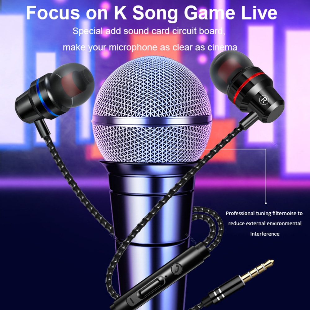 High Performance Gaming Headset With HiFi Stereo Sound Noise Cancelling Wired Headphones 0