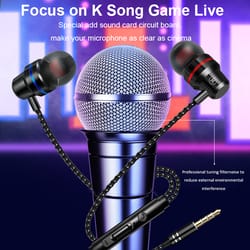 high performance gaming headset with hifi stereo sound & noise cancelling wired headphones