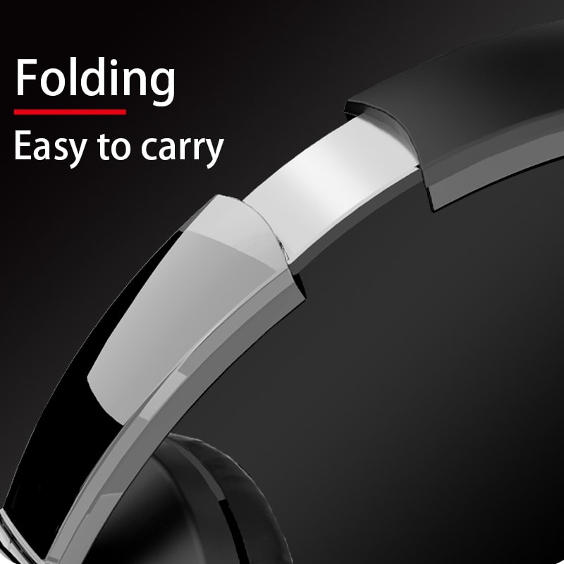 Wireless Bluetooth Foldable Headphones With HiFi Stereo Sound Mic 5