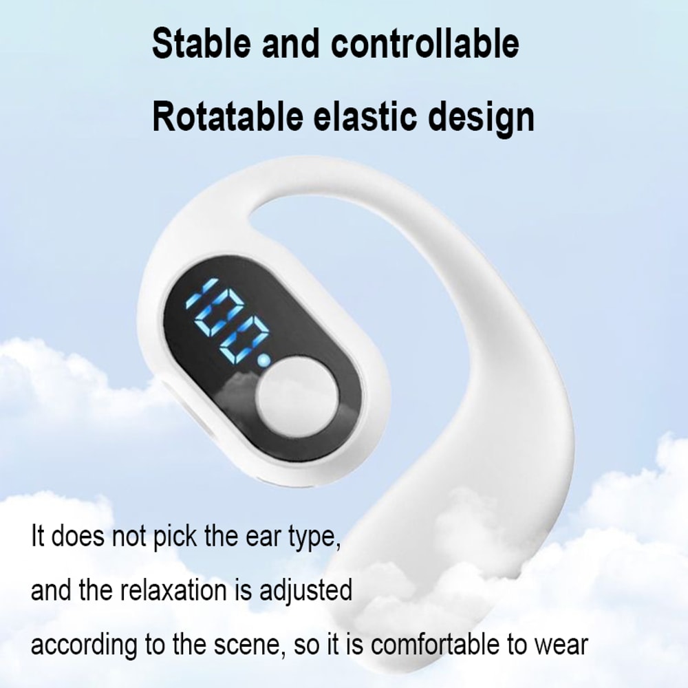 Bluetooth Wireless Sports Earphones with Mic Air Conduction Headphones for SmartPhones