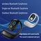 Bluetooth Wireless Sports Earphones with Mic Air Conduction Headphones for SmartPhones