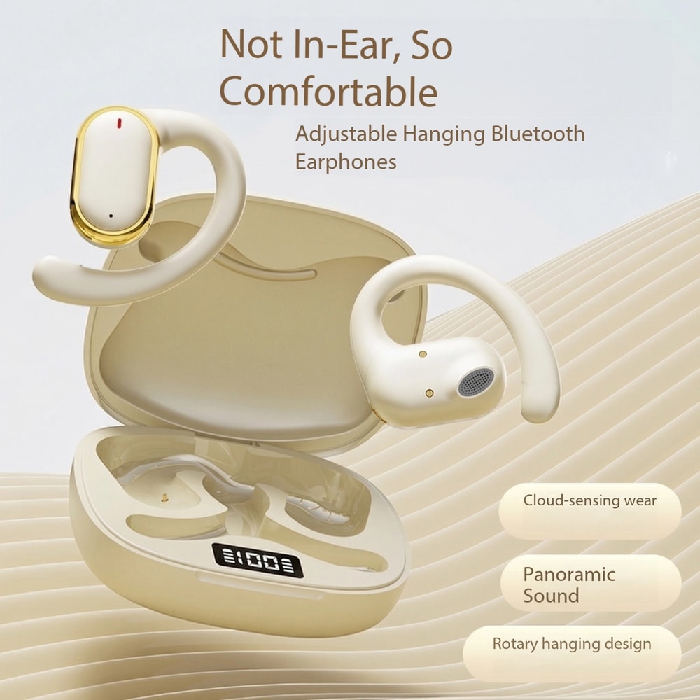 True Wireless Earbuds Bluetooth Sports Earphones with Microphone