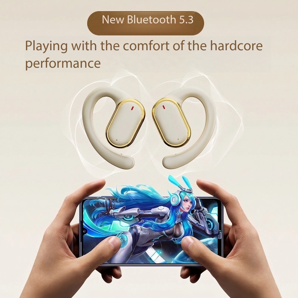 True Wireless Earbuds Bluetooth Sports Earphones with Microphone