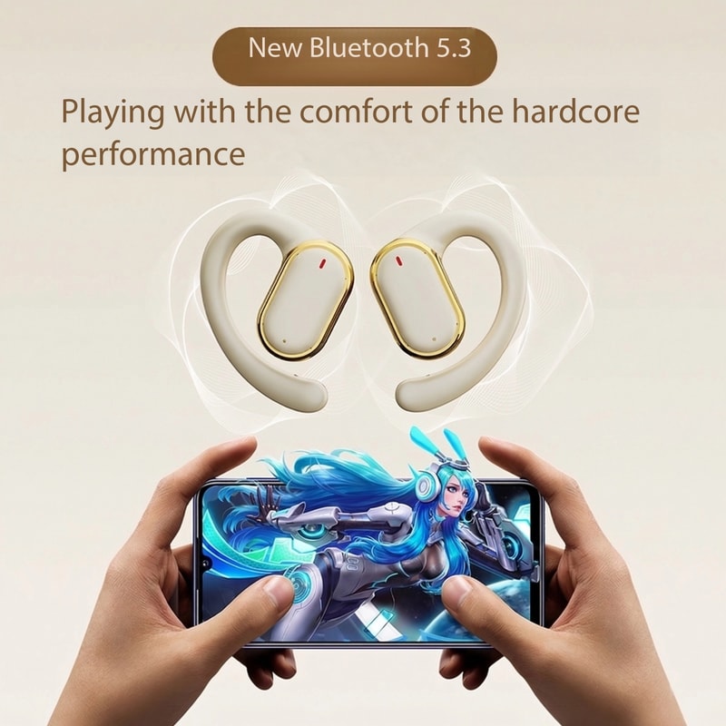 True Wireless Earbuds Bluetooth Sports Earphones with Microphone