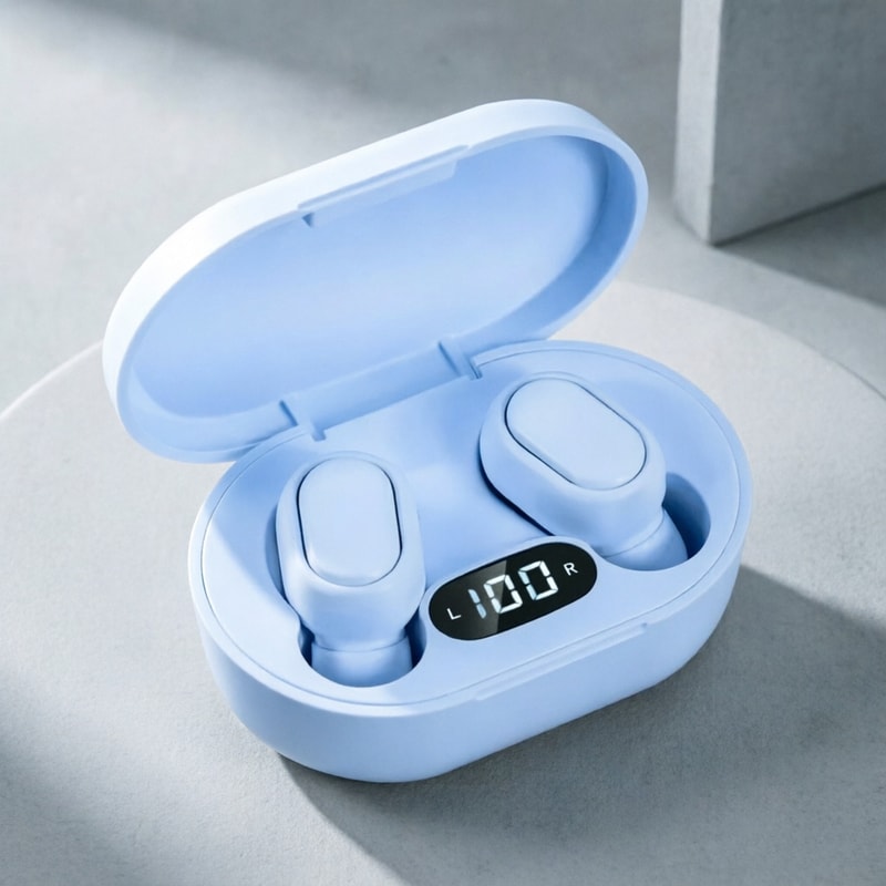 Premium Wireless Bluetooth Earbuds with LED Display & TWS Headphones