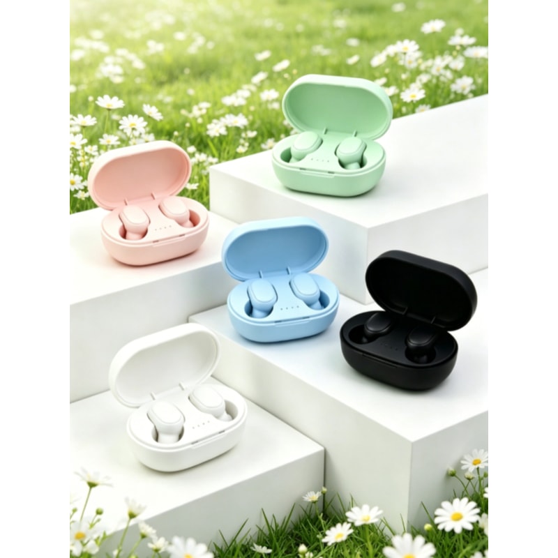 True Wireless Bluetooth Earphones Noise Cancelling Headset for Smartphones
