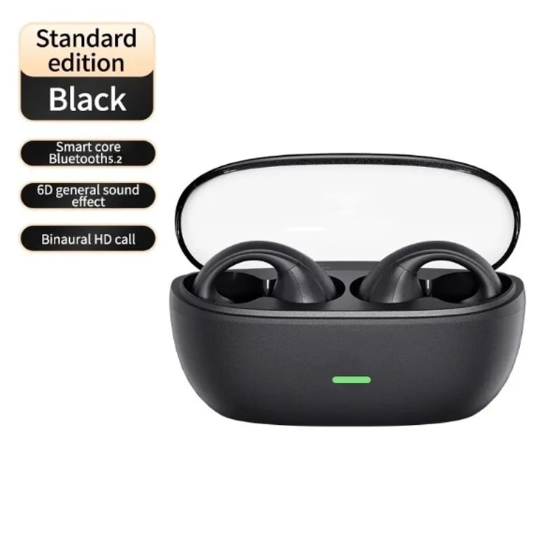Advanced Bluetooth Clip On Earbuds with HD Call & Sports Audio Wireless TWS Headphones