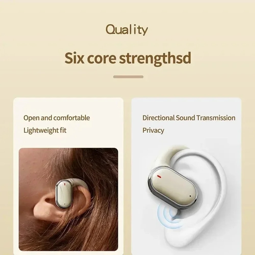 Performance Wireless Hanging Sports Earphones Bluetooth Waterproof Earbuds With Noise Reduction 5