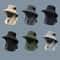 All Day Outdoor UV Protection Fishing Hiking Wide Brim Sun Hat With Neck Flap 0